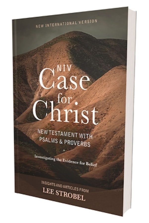 Cover image for Niv, Case for Christ New Testament with Psalms and Proverbs, Pocket-Sized, Paperback, Comfort Print, isbn: 9780310457503