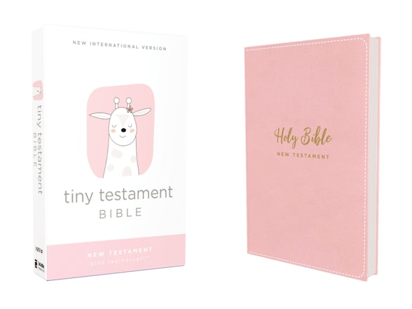 Cover image for Niv, Tiny Testament Bible, New Testament, Leathersoft, Pink, Comfort Print, isbn: 9780310458753