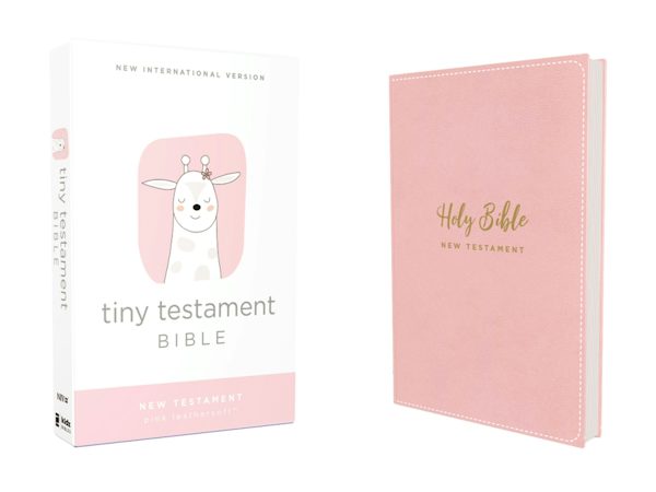Cover image for Niv, Tiny Testament Bible, New Testament, Leathersoft, Pink, Comfort Print, isbn: 9780310458753