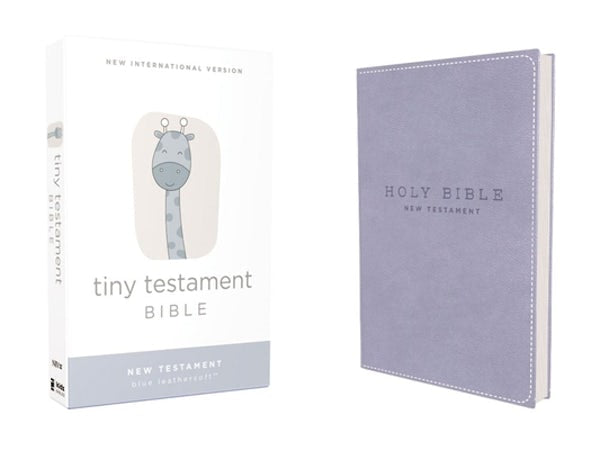 Cover image for Niv, Tiny Testament Bible, New Testament, Leathersoft, Blue, Comfort Print, isbn: 9780310458760