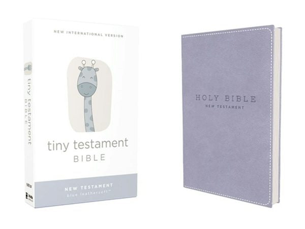 Cover image for Niv, Tiny Testament Bible, New Testament, Leathersoft, Blue, Comfort Print, isbn: 9780310458760