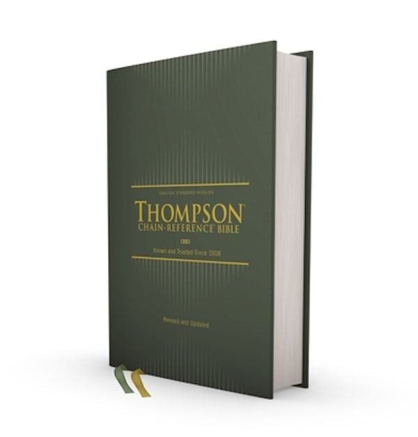 Cover image for Esv, Thompson Chain-Reference Bible, Hardcover, Green, Red Letter, isbn: 9780310459002