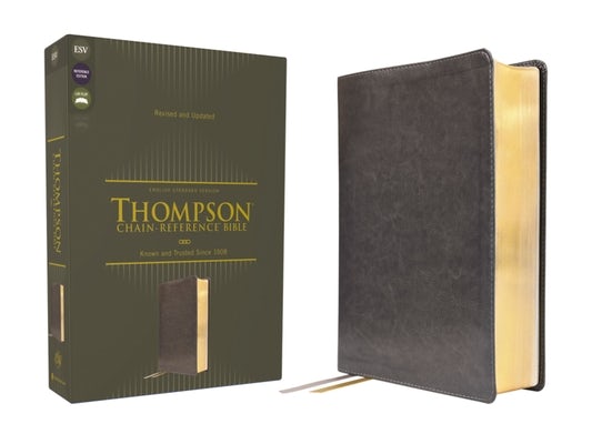 Cover image for Esv, Thompson Chain-Reference Bible, Leathersoft, Gray, Red Letter, isbn: 9780310459071