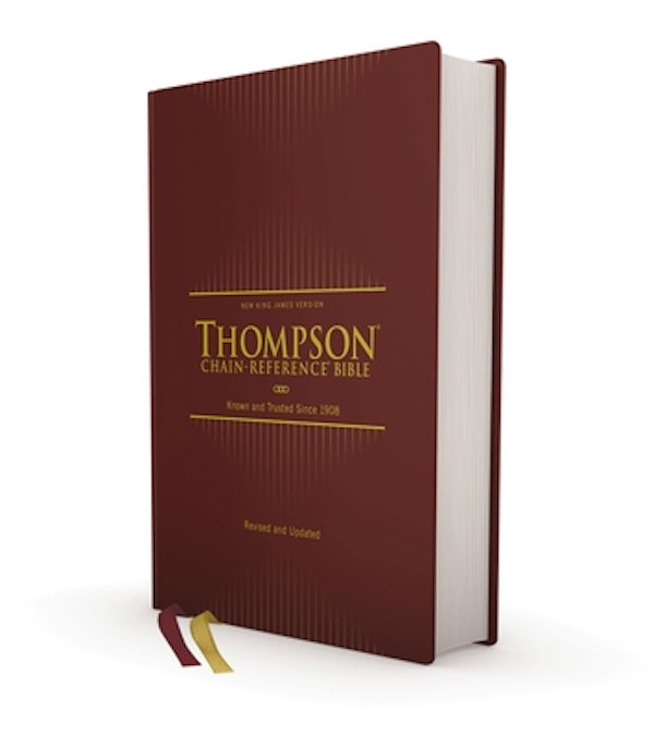 Cover image for Nkjv, Thompson Chain-Reference Bible, Hardcover, Red Letter, Comfort Print, isbn: 9780310459408