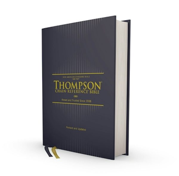 Cover image for Nasb, Thompson Chain-Reference Bible, Hardcover, 1995 Text, Red Letter, Comfort Print, isbn: 9780310459606