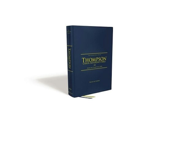 Cover image for Niv, Thompson Chain-Reference Bible, Hardcover, Navy, Red Letter, Comfort Print, isbn: 9780310459804