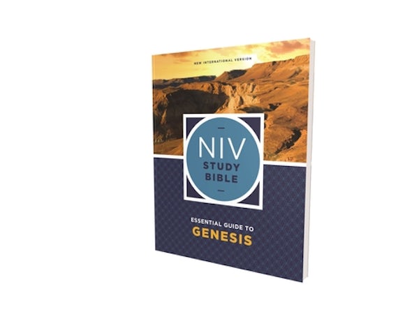 Cover image for NIV Study Bible Essential Guide to Genesis, Paperback, Red Letter, Comfort Print, isbn: 9780310460404