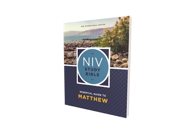 Cover image for NIV Study Bible Essential Guide to Matthew, Paperback, Red Letter, Comfort Print, isbn: 9780310460435