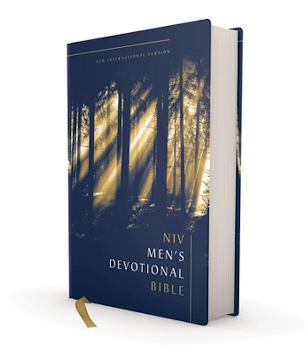 Cover image for Niv, Men's Devotional Bible (by Men, for Men), Hardcover, Comfort Print, isbn: 9780310460817