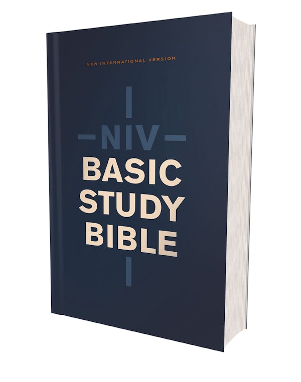 Cover image for Niv, Basic Study Bible, Economy Edition, Paperback, Blue, Red Letter, isbn: 9780310461043