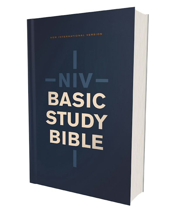 Cover image for Niv, Basic Study Bible, Economy Edition, Paperback, Blue, Red Letter, isbn: 9780310461043