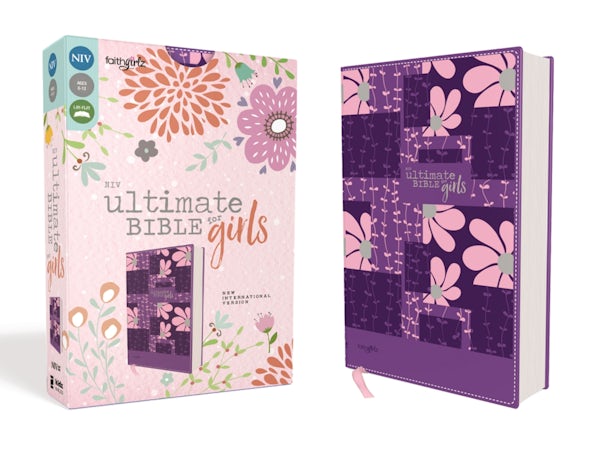 Cover image for Niv, Ultimate Bible for Girls, Faithgirlz Edition, Leathersoft, Purple, isbn: 9780310461166