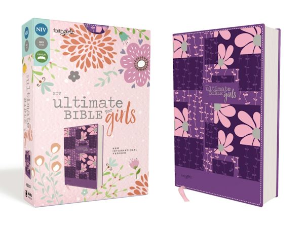 Cover image for Niv, Ultimate Bible for Girls, Faithgirlz Edition, Leathersoft, Purple, isbn: 9780310461166