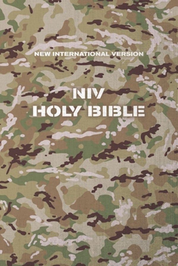 Cover image for Niv, Holy Bible, Compact, Paperback, Military Camo, Comfort Print, isbn: 9780310461258