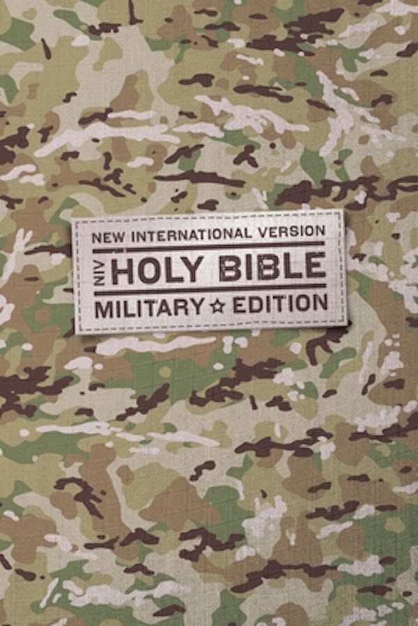 Cover image for Niv, Holy Bible, Military Edition, Compact, Paperback, Military Camo, Comfort Print, isbn: 9780310461265