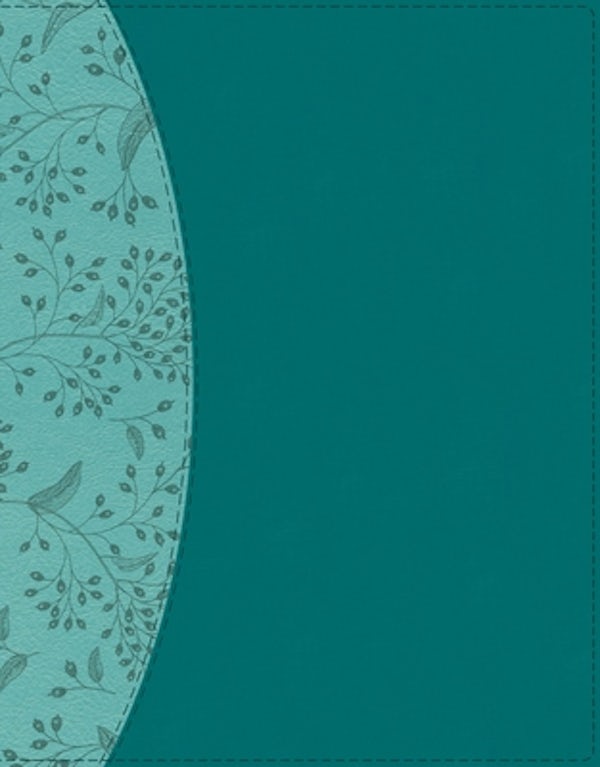 Cover image for Niv, Beautiful Word Bible, Updated Edition, Peel/Stick Bible Tabs, Leathersoft, Teal, Red Letter, Comfort Print, isbn: 9780310461623