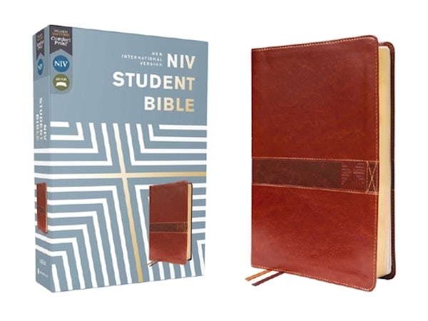 Cover image for Niv, Student Bible, Leathersoft, Brown, Comfort Print, isbn: 9780310461647