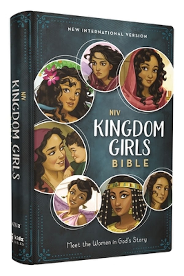 Cover image for Niv, Kingdom Girls Bible, Full Color, Hardcover, Teal, Comfort Print, isbn: 9780310461784