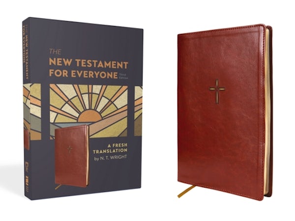 Cover image for The New Testament for Everyone, Third Edition, Leathersoft, Brown, isbn: 9780310463566