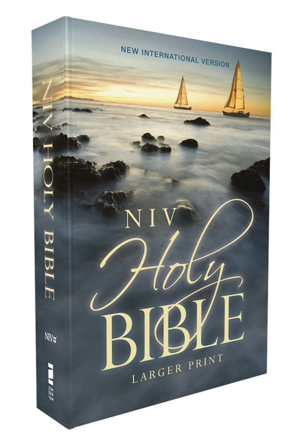 Cover image for Niv, Holy Bible, Larger Print, Economy Edition, Paperback, Blue, Comfort Print, isbn: 9780310463801