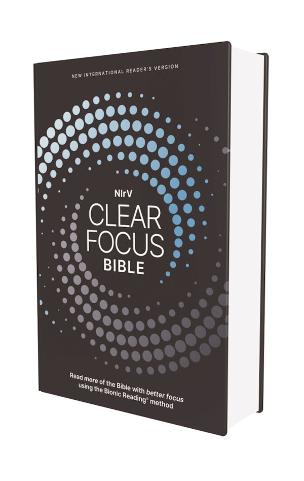 Cover image for Nirv, Clear Focus Bible, Hardcover, Charcoal/Blue, isbn: 9780310465522