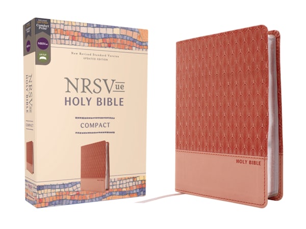 Cover image for Nrsvue, Holy Bible, Compact, Leathersoft, Peach, Comfort Print, isbn: 9780310466031
