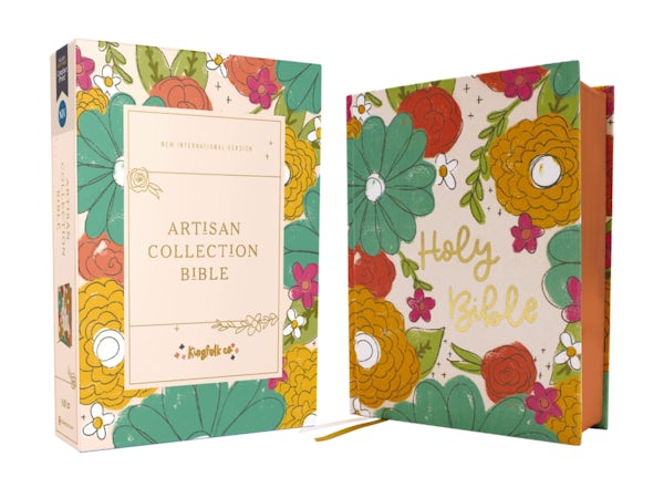 Cover image for Niv, Artisan Collection Bible, Cloth Over Board, Multi-Color/Floral, Red Letter, Comfort Print, isbn: 9780310466826