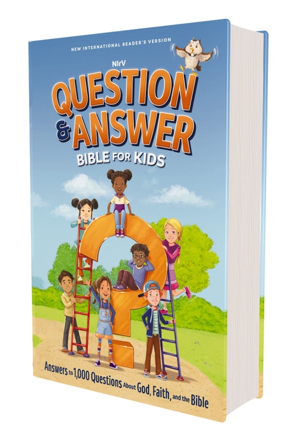 Cover image for Nirv, Question and Answer Bible for Kids, Hardcover, Comfort Print, isbn: 9780310466901