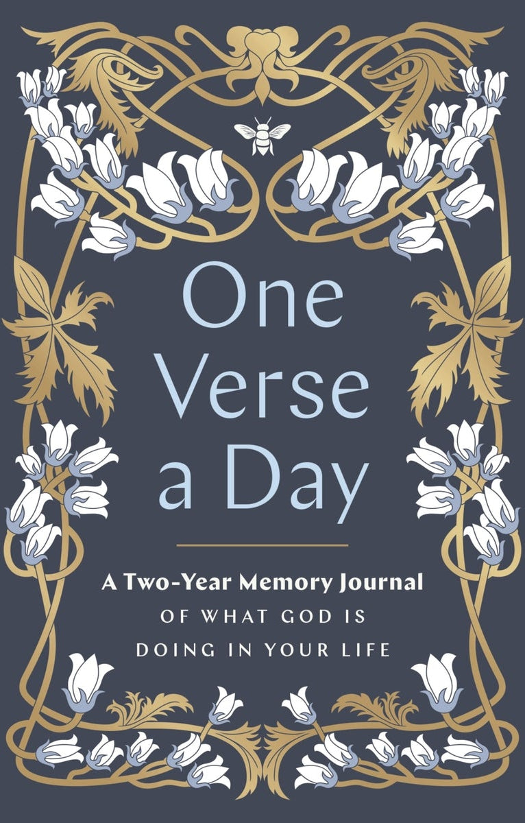 Cover image for One Verse a Day (Prayer Journal), isbn: 9780310467274