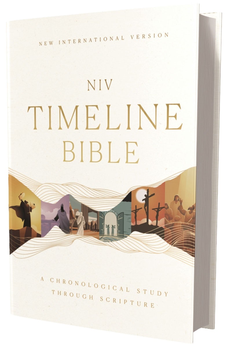 Cover image for Niv, Timeline Bible, Hardcover, Red Letter, Comfort Print, isbn: 9780310467496