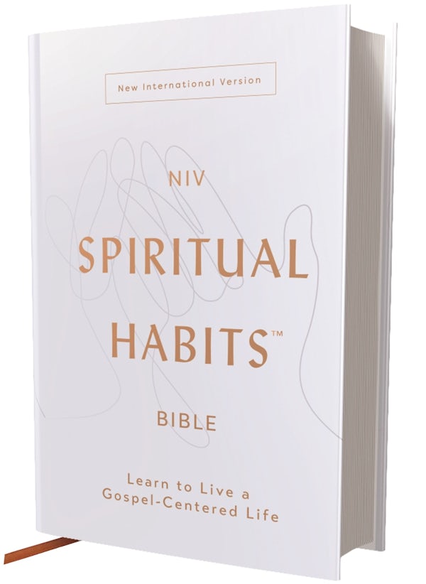 Cover image for Niv, Spiritual Habits Bible, Hardcover, Red Letter, Comfort Print, isbn: 9780310467816
