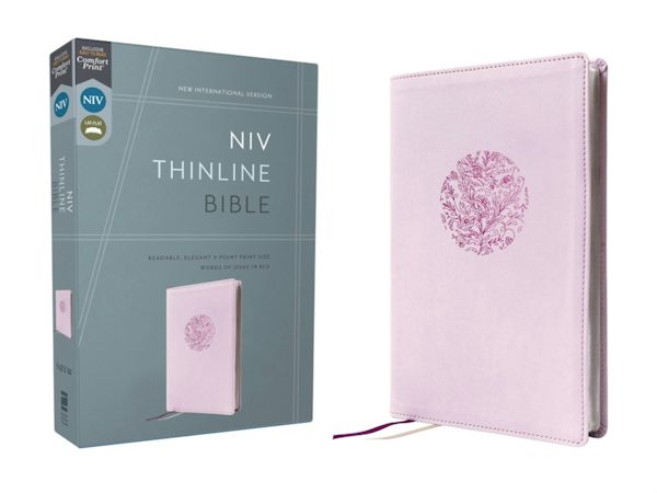 Cover image for Niv, Thinline Bible, Leathersoft, Purple, Red Letter, Comfort Print, isbn: 9780310468967