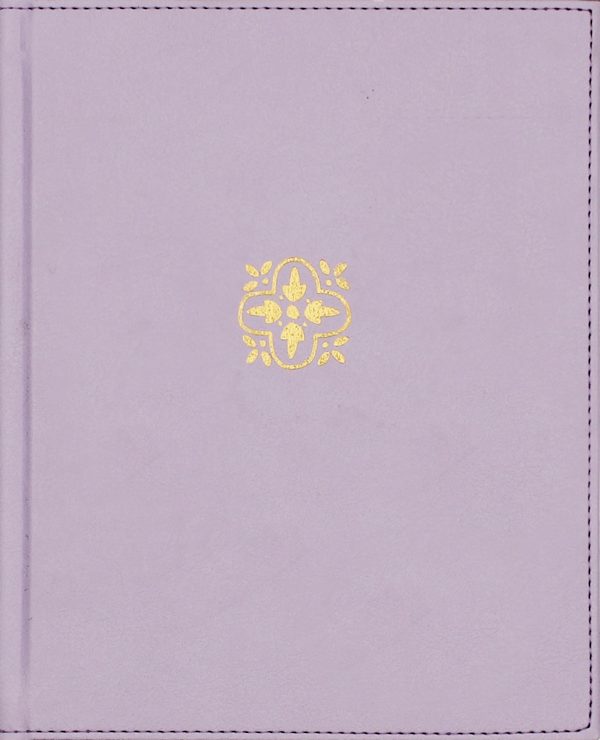 Cover image for Niv, Journal the Word Bible (Perfect for Note-Taking), Double-Column, Leathersoft Over Board, Purple, Red Letter, Comfort Print, isbn: 9780310469087