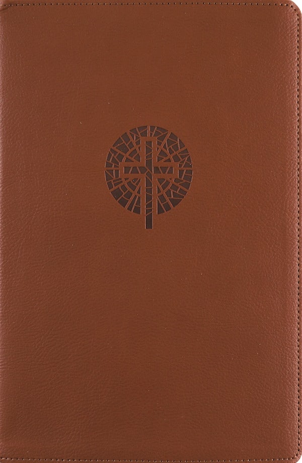 Cover image for Nrsvue, Single-Column Reference Bible, Leathersoft, Brown, Comfort Print, isbn: 9780310469162