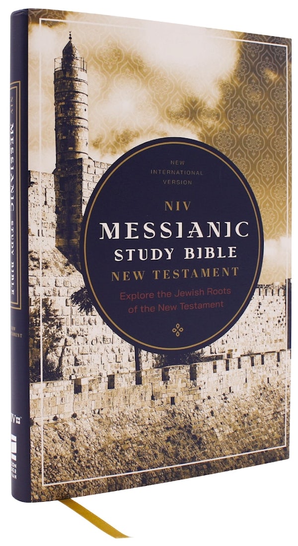 Cover image for Niv, Messianic Study Bible New Testament, Hardcover, Red Letter, Comfort Print, isbn: 9780310469834