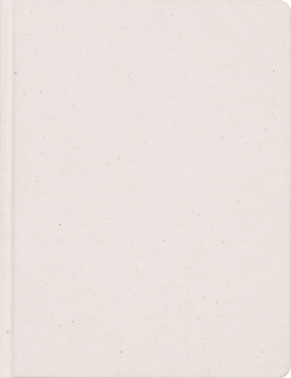 Cover image for Niv, Journal the Word Bible, Customizable Canvas Edition, Cloth Over Board, Cream, Red Letter, Comfort Print, isbn: 9780310469858