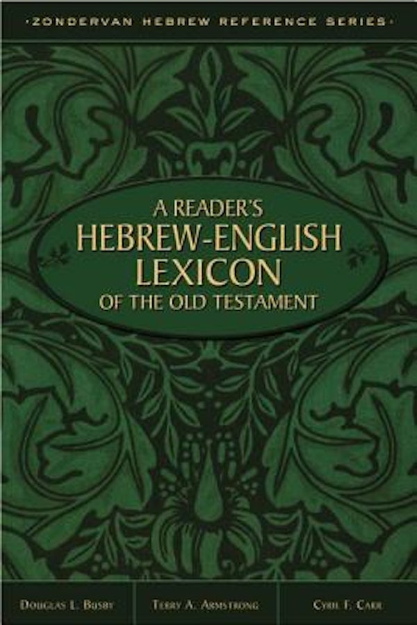 Cover image for A Reader's Hebrew-English Lexicon of the Old Testament, isbn: 9780310515364
