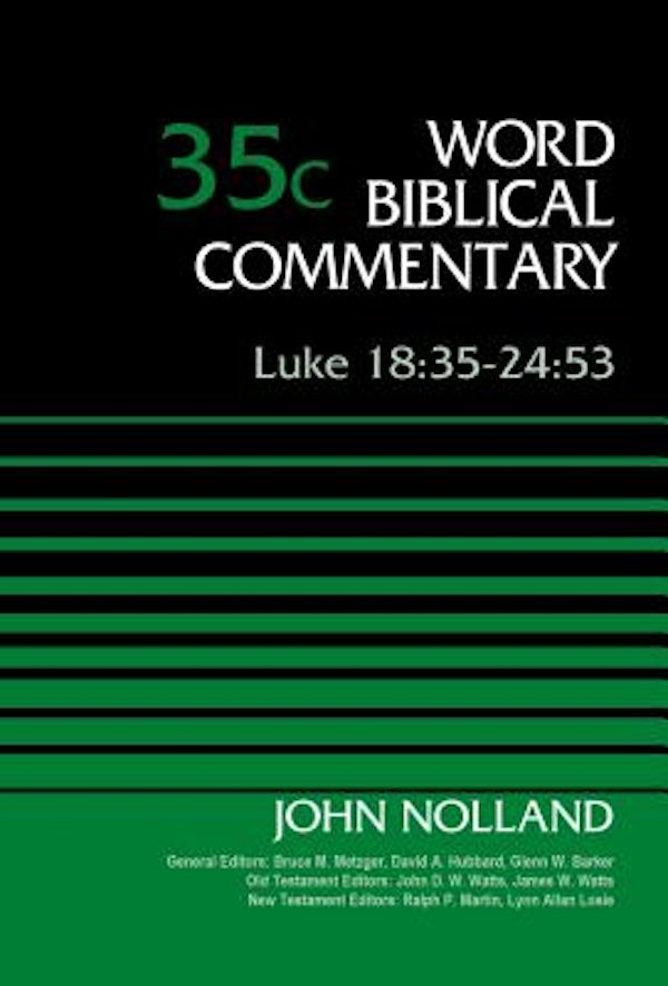 Cover image for Luke 18:35-24:53, Volume 35c, isbn: 9780310521952