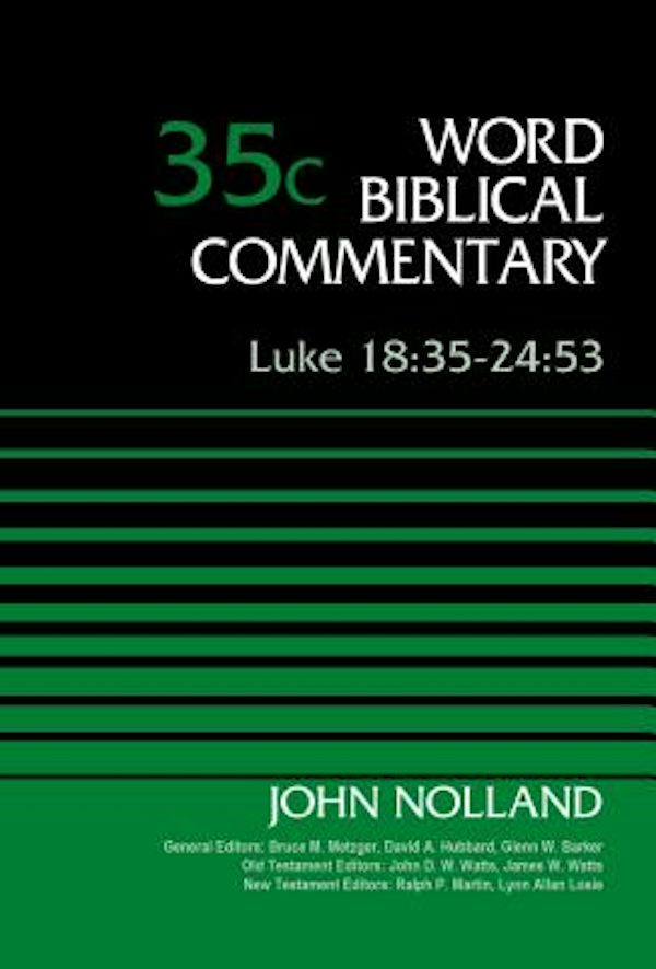 Cover image for Luke 18:35-24:53, Volume 35c, isbn: 9780310521952