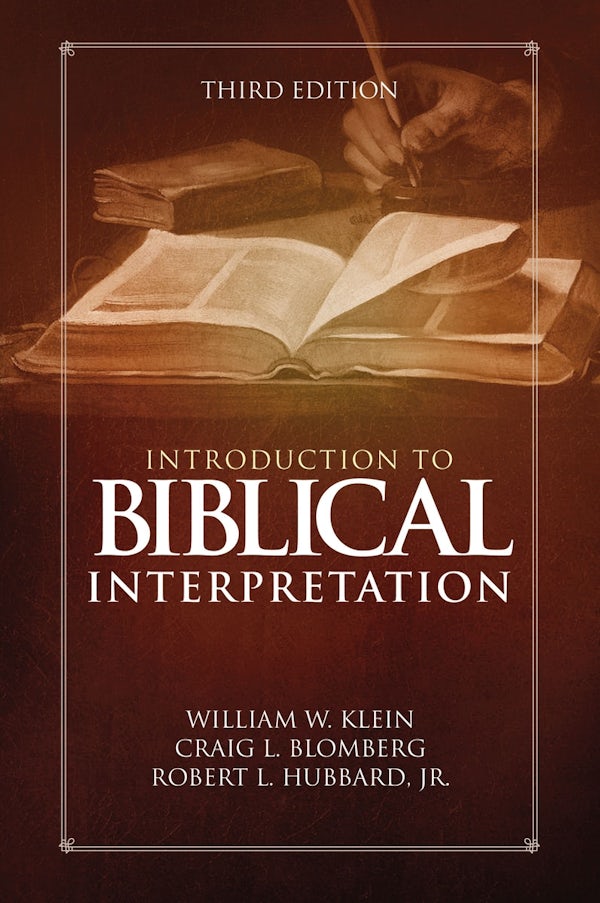 Cover image for Introduction to Biblical Interpretation, isbn: 9780310524175