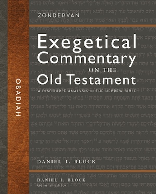 Cover image for Obadiah, isbn: 9780310529330