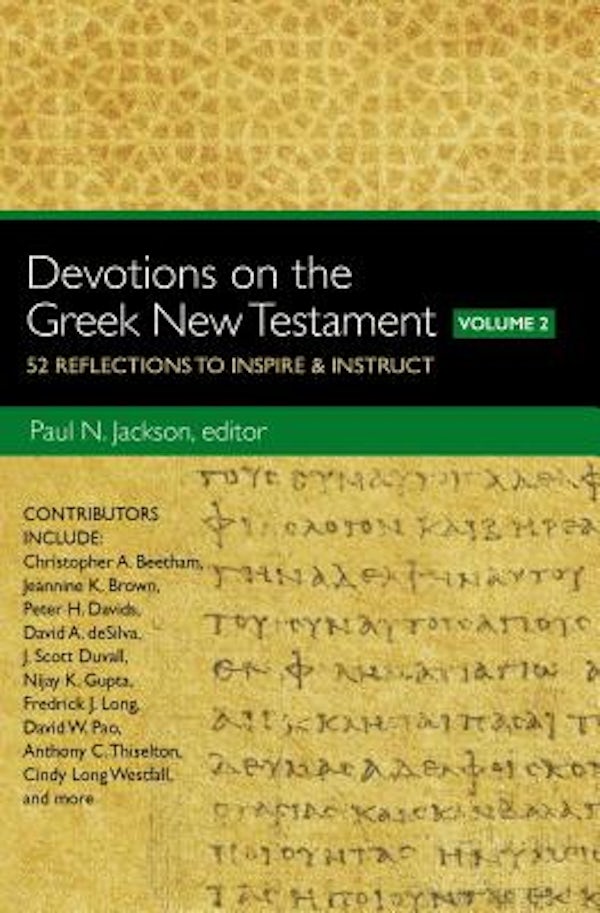 Cover image for Devotions on the Greek New Testament, Volume Two, isbn: 9780310529354