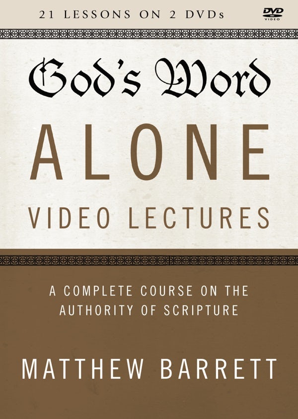 Cover image for God's Word Alone Video Lectures, isbn: 9780310599289
