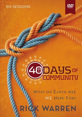 Cover image for 40 Days of Community Video Study, isbn: 9780310689126