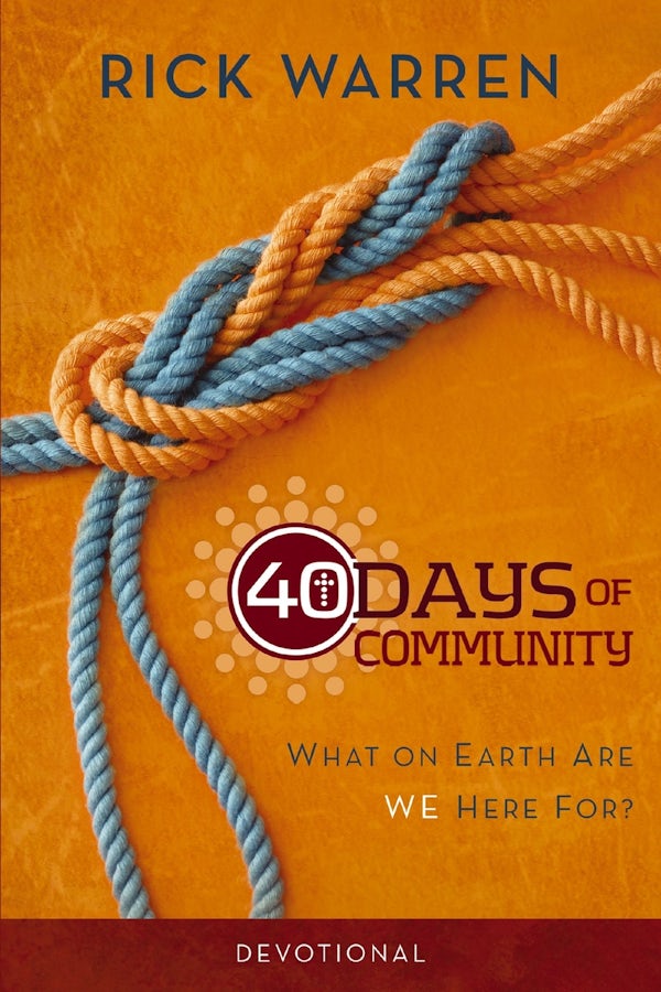Cover image for The 40 Days of Community Devotional, isbn: 9780310689133