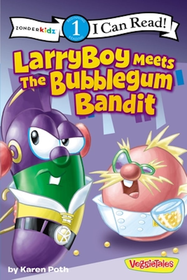Cover image for Larryboy Meets the Bubblegum Bandit, isbn: 9780310721611