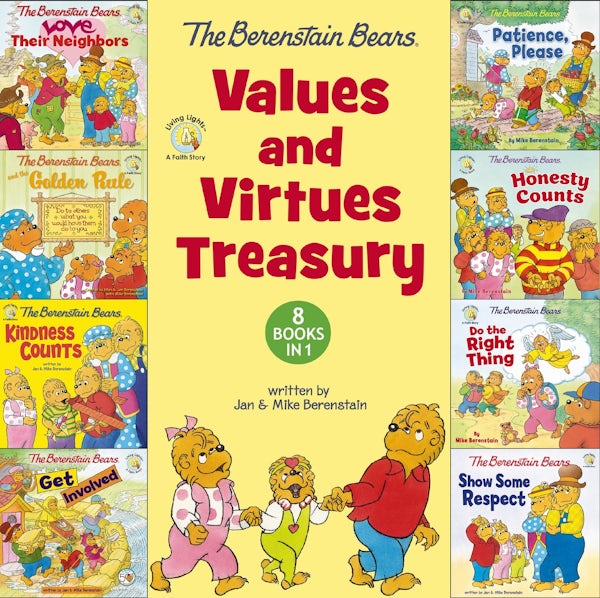 Cover image for The Berenstain Bears Values and Virtues Treasury, isbn: 9780310734956