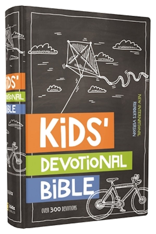 Cover image for Nirv, Kids' Devotional Bible, Hardcover, isbn: 9780310744450