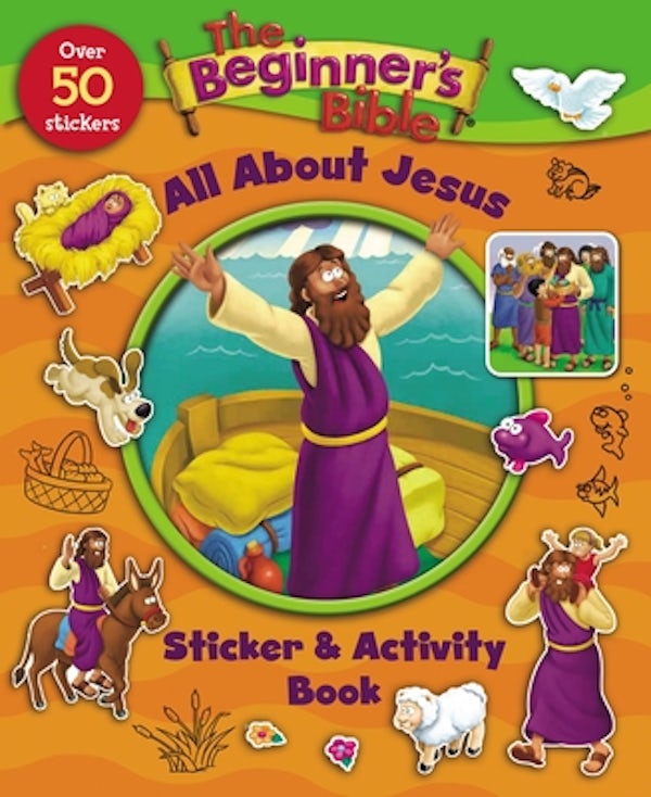 Cover image for The Beginner's Bible All about Jesus Sticker and Activity Book, isbn: 9780310746935