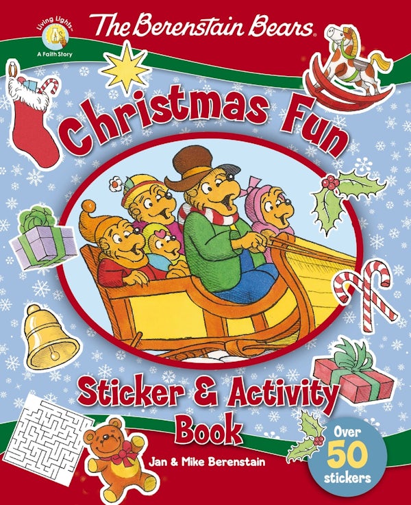 Cover image for The Berenstain Bears Christmas Fun Sticker and Activity Book, isbn: 9780310753841